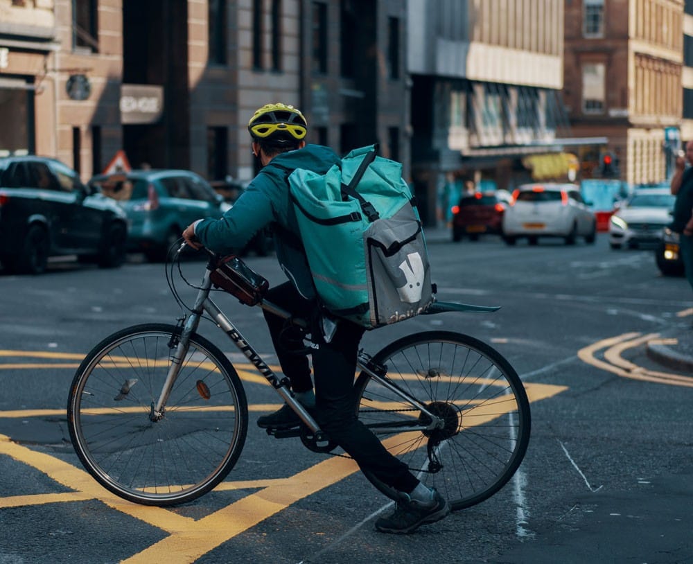 repartidor de deliveroo